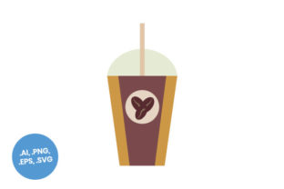 Brown Plastic Coffee Cup Flat Icon