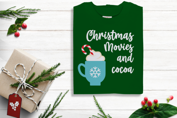Christmas Movies and Cocoa SVG