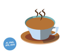 Coffee Cup Grey Flat Icon