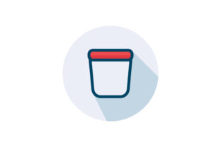 Cup Flat Icon Vector