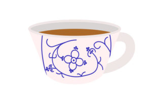 Frisian Tea Cup: A Thoughtful Embroidery Design for Real Projects