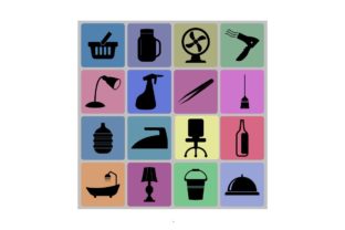 House Object Equipment Icon Set