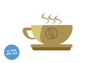 Olive Coffee Cup Flat Icon