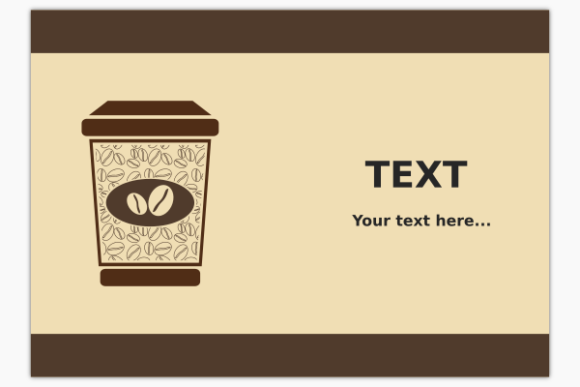 Paper Cup Coffee for Text Background