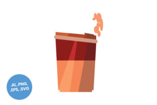 Red Coffee Tumbler: A Clean, Craft-Ready Icon for Real Embroidery