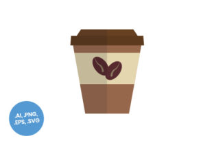 Small Paper Coffee Cup Flat Icon